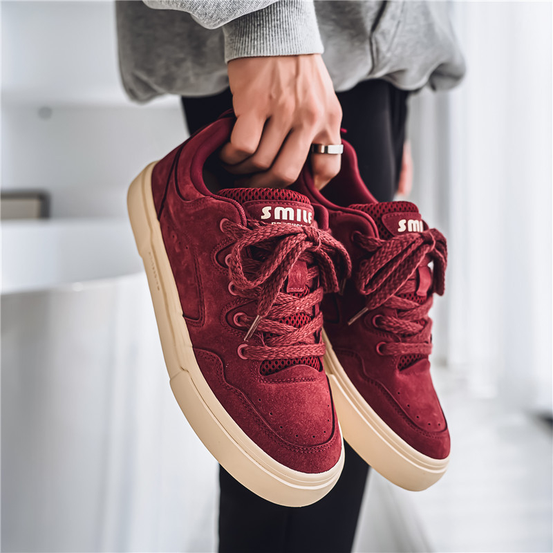 Pantofi bărbătești Explosions toamna și iarna noi pentru tineret american retro sport agrement fund gros antiderapant crescut Xu Heng 6 sezoane