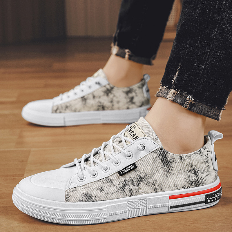 Suvised uued meeste madala säärega lõuendist kingad, trendikad meeste kingad, Korea kirjandusliku stiili vabaaja üliõpilaskingad, hulgimüügist