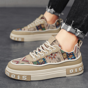 Νέα, χαμηλά ανδρικά παπούτσια από καμβά για το καλοκαίρι του 2024, μοντέρνα παπούτσια skate για εφήβους και φοιτητές, αθλητικά παπούτσια με χοντρή σόλα και ανδρικά παπούτσια