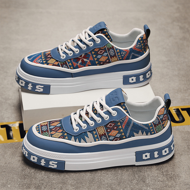 Pantofi sport pentru bărbați, pantofi sport cu talpă groasă, cu talpă joasă, pentru vară 2024