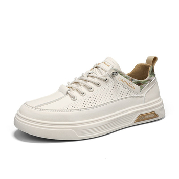 Απλά, άνετα παπούτσια με χοντρή σόλα, ανδρικά παπούτσια με μαλακή σόλα, άνετα λευκά παπούτσια, νέα, άνετα παπούτσια με μαλακή σόλα, ανδρικά