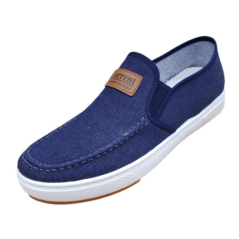 [Retail] Pantofi din pânză vechi de la Beijing, pantofi noi pentru bărbați, pantofi sport casual la modă, din pânză, din denim, pentru studenți
