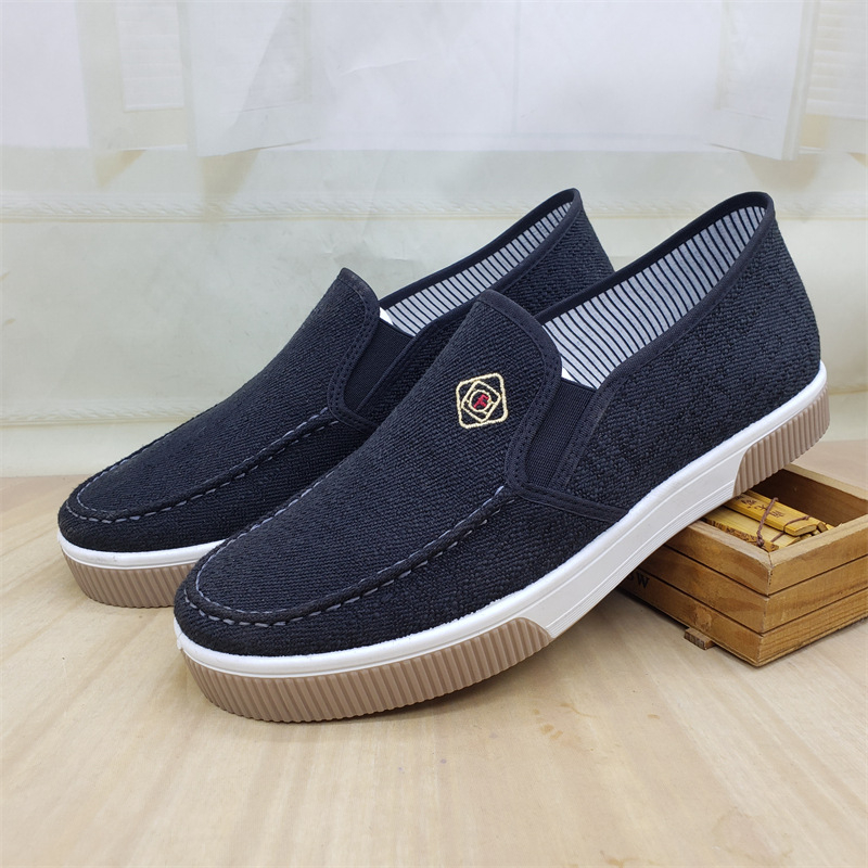 [Retail] Pantofi din pânză vechi de la Beijing, pantofi noi pentru bărbați, pantofi sport casual la modă, din pânză, din denim, pentru studenți