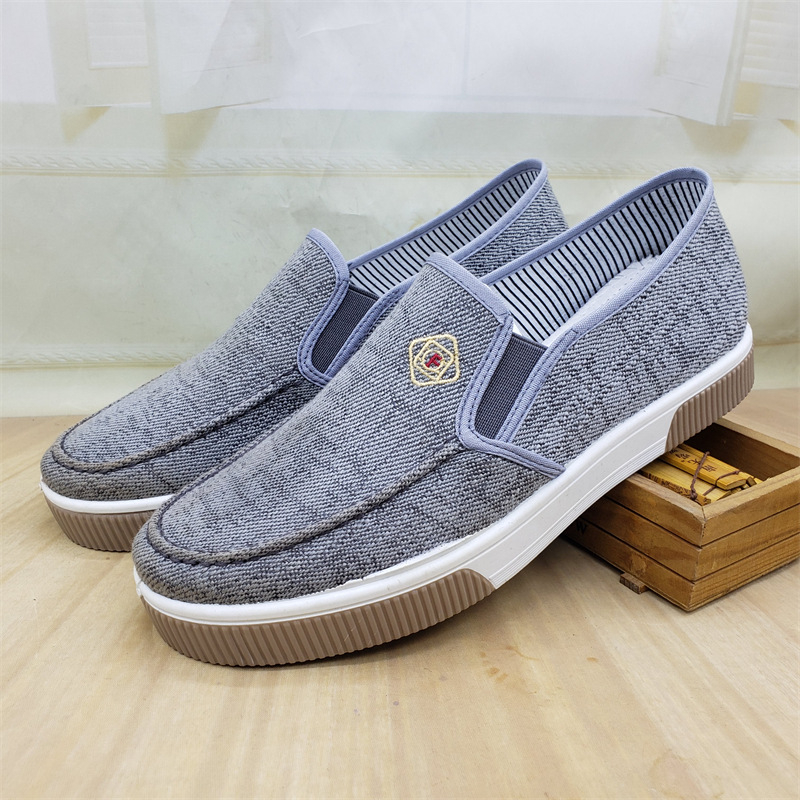 [Retail] Pantofi din pânză vechi de la Beijing, pantofi noi pentru bărbați, pantofi sport casual la modă, din pânză, din denim, pentru studenți