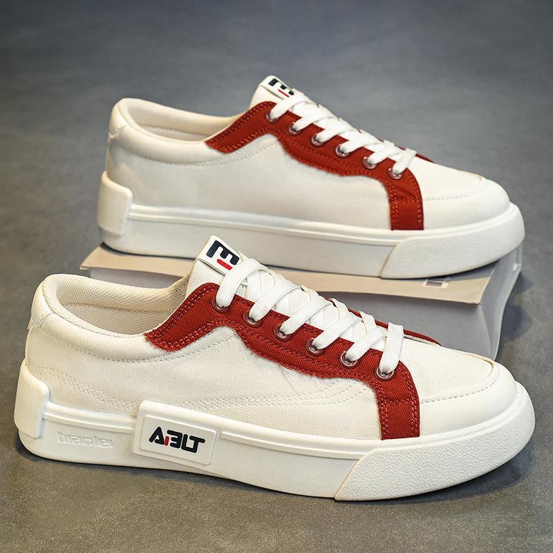 Četru gadalaiku audekla apavi Vīriešu sporta ikdienas apavi Moderni apavi Dekonstrukcijas auduma apavi Vīriešu pusaudžu skrituļdēļu apavi Vintage balti apavi