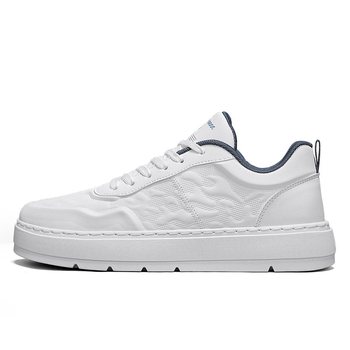 Personalizované 3D reliéfne stereo ležérne pánske topánky, trendy hrubá podrážka, módne doskové topánky, študentské športové biele topánky, jesenný nový produkt