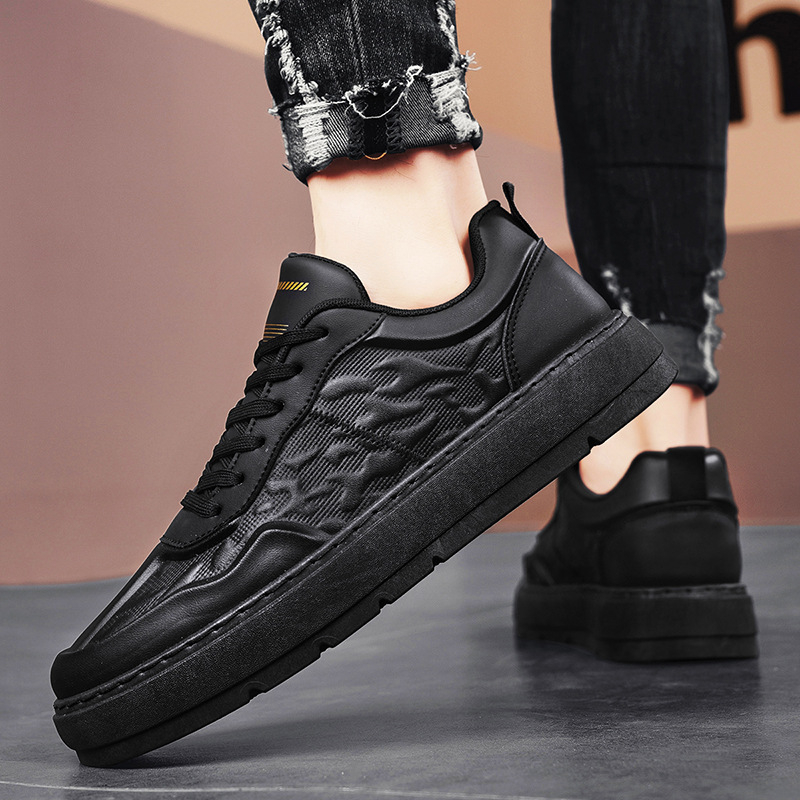 Personalizované 3D reliéfne stereo ležérne pánske topánky, trendy hrubá podrážka, módne doskové topánky, študentské športové biele topánky, jesenný nový produkt