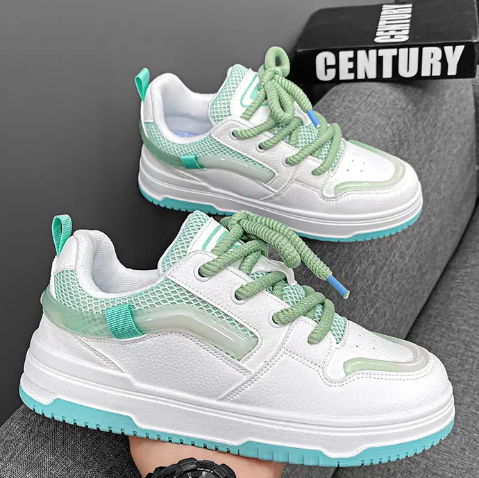 Pantofi de sport pentru bărbați, pantofi sport din piele, impermeabili, cu creștere în înălțime, de primăvară, de înaltă calitate, casual, cu plată, pentru tineret, albi