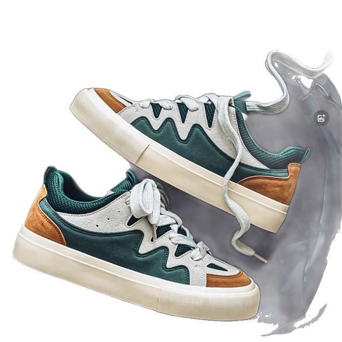 Apavi vīriešiem, moderni pavasara dizaina apavi, zema augšdaļa, ikdienas audekla apavi, vidusskolas skolēniem, moderni universāli sporta dēļu apavi ar biezu zoli.