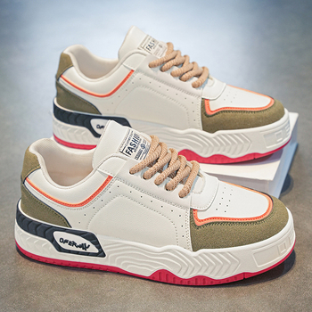 Fekete-fehér panda boardcipő férfi új tavaszi és őszi diák Joker vastag talpú niche boardcipő megnövelt sport Xu Heng 5 évszak