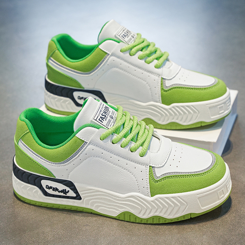 Fekete-fehér panda boardcipő férfi új tavaszi és őszi diák Joker vastag talpú niche boardcipő megnövelt sport Xu Heng 5 évszak