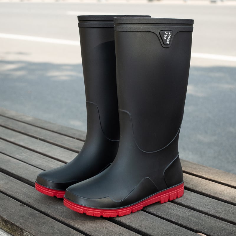 Μπότες βροχής ανδρικές καλοκαιρινές μπότες 2023 νέες καλοκαιρινές κουζίνες εργασίας προστασία εργασίας παπούτσια νερού ψάρεμα λαστιχένια παπούτσια βροχερή μέρα αντιολισθητικές μπότες wading