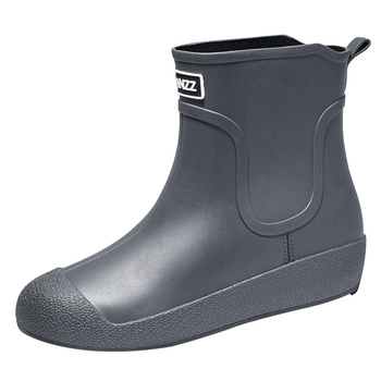 Μπότες βροχής ανδρικές, κοντές, μοντέρνες μπότες βροχής, ανδρικές και γυναικείες, ίδιες Four Seasons, με επένδυση fleece, για εργασία στην κουζίνα, αντιολισθητικά, αδιάβροχα, παπούτσια για ψάρεμα και ψάρεμα.