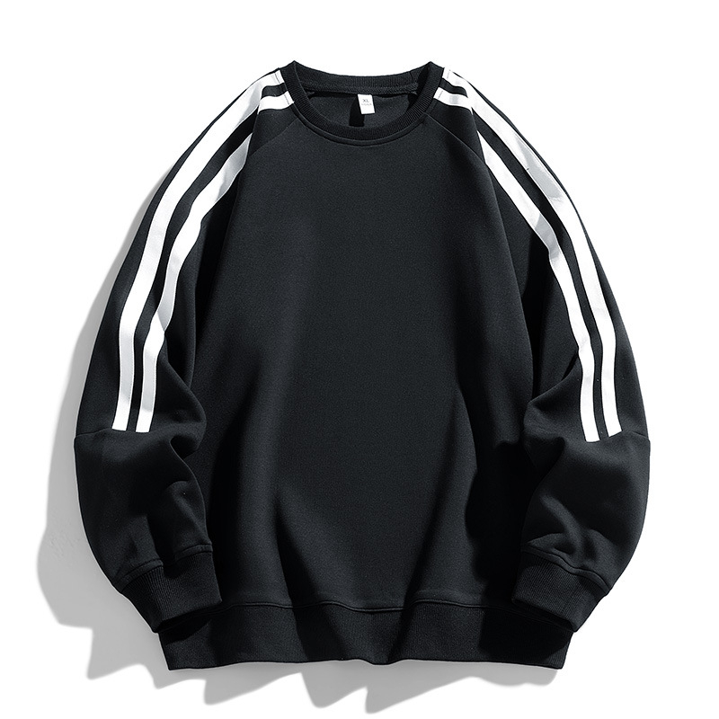 Meeste sügisene lahtise ümara kaelusega värviline vabaaja pullover-top lihtne vabaaja meeste dressipluus prinditava mustriga