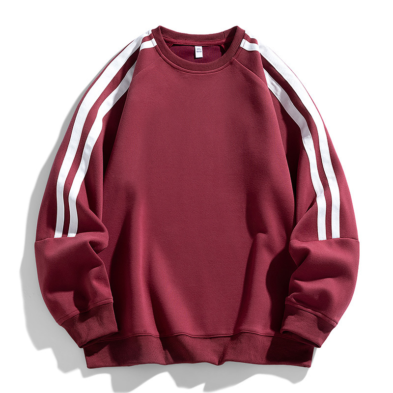 Meeste sügisene lahtise ümara kaelusega värviline vabaaja pullover-top lihtne vabaaja meeste dressipluus prinditava mustriga