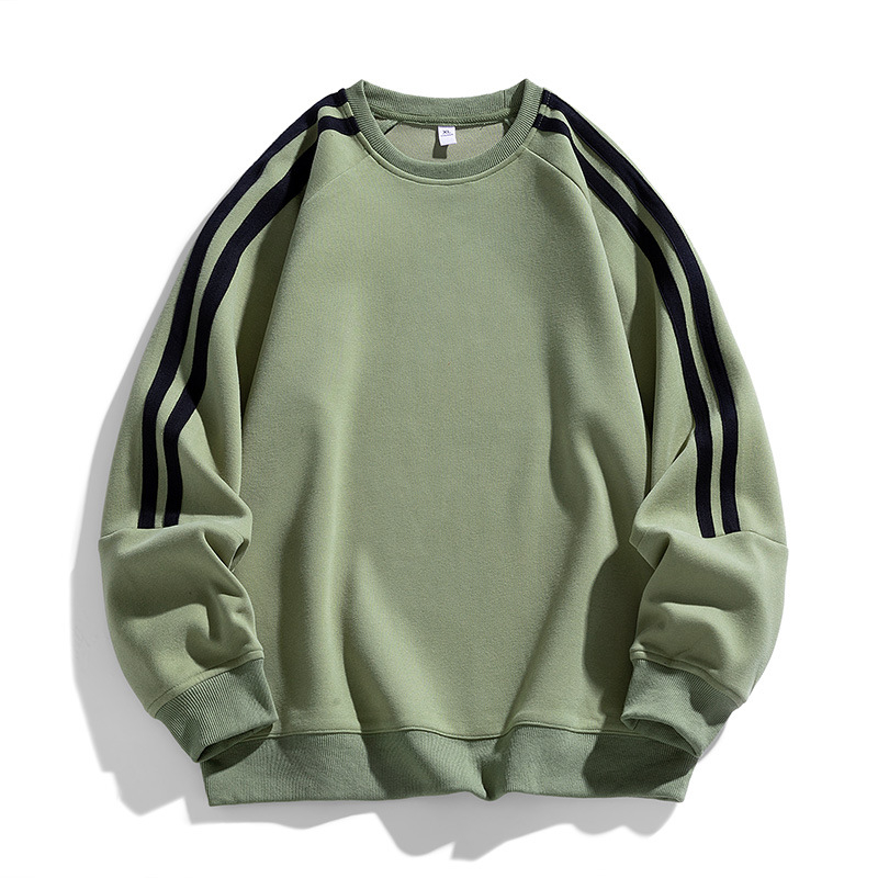 Meeste sügisene lahtise ümara kaelusega värviline vabaaja pullover-top lihtne vabaaja meeste dressipluus prinditava mustriga