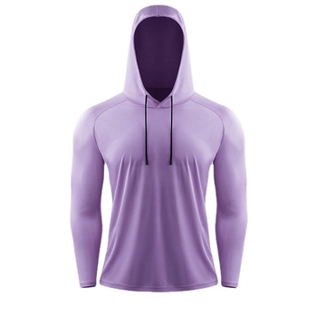 Lulu meeste spordiriiete top UV-kindel kapuutsiga pikkade varrukatega spordiriided kiiresti kuivavad jooksuriided korvpall päikesekaitse