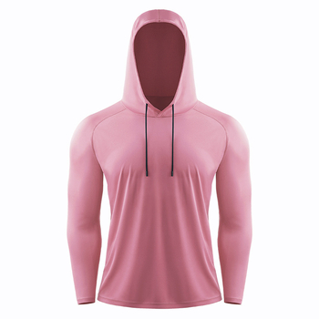 Lulu meeste spordiriiete top UV-kindel kapuutsiga pikkade varrukatega spordiriided kiiresti kuivavad jooksuriided korvpall päikesekaitse