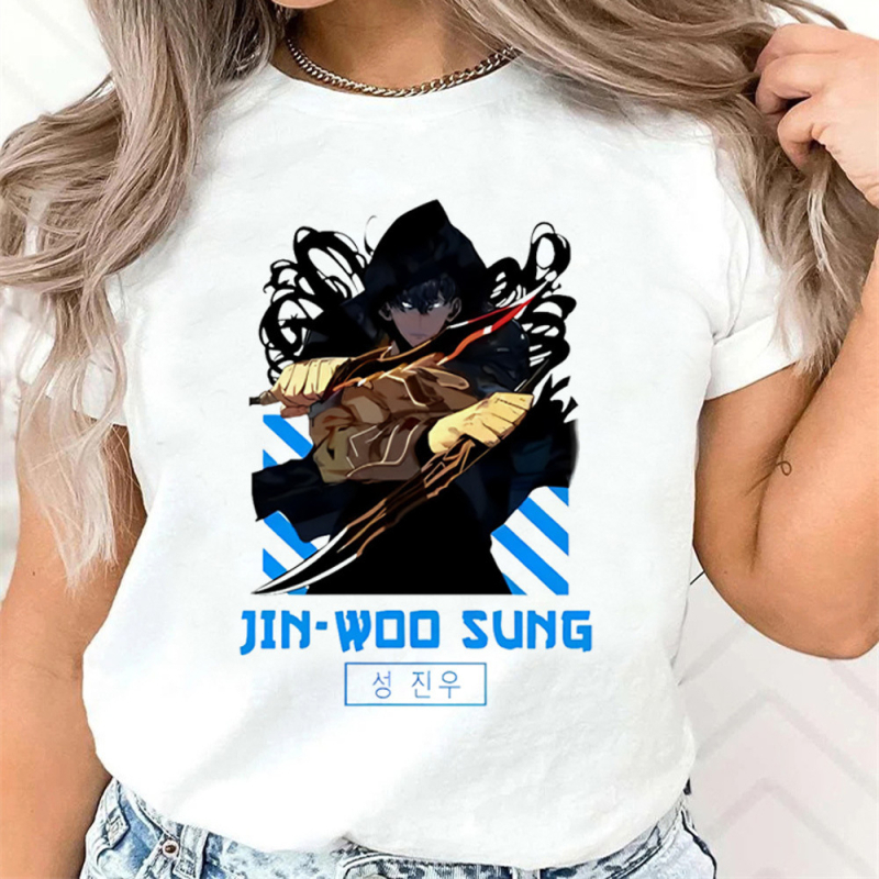 Tricou de vară cu mânecă scurtă și grafică Y2K gotic pentru fete, anime, singur, upgrade, tricou de vară