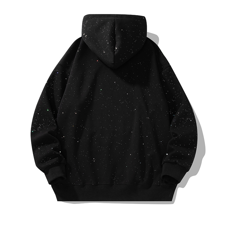 Őszi és téli K-stílusú divatos márkás pulóverek férfiaknak, divatos bársony pulóverek férfiaknak, laza, kapucnis, babaváró pulóverek férfiaknak