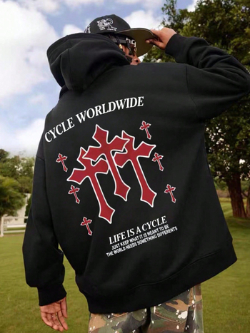 2025 Трансграничен нов тунинг Модерен мъжки суитчър Американски ретро суитчър Y2K Мъжко европейско и американско ежедневно яке