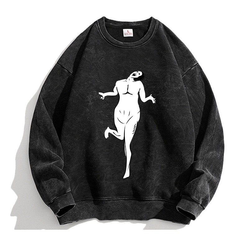 Attack Giant anime Lewell Allen Freedom Wing pulover cu guler rotund periferic pentru bărbați și femei, cămașă cu mânecă lungă, lejeră