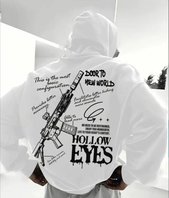 Европейски и американски хип-хоп пуловер с щампа, европейски и американски моден уличен пуловер, пролетен и есенен мъжки и дамски топ с дълъг ръкав и качулка