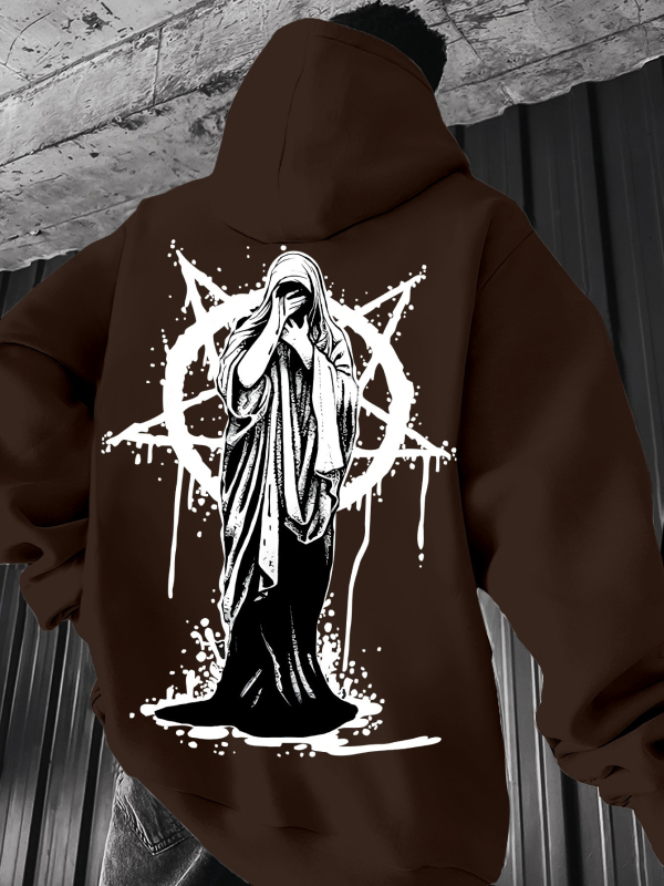 [Cod european transfrontalier] Hanorac casual pentru bărbați cu model geometric - Amestec de poliester elastic, lavabil la mașină,