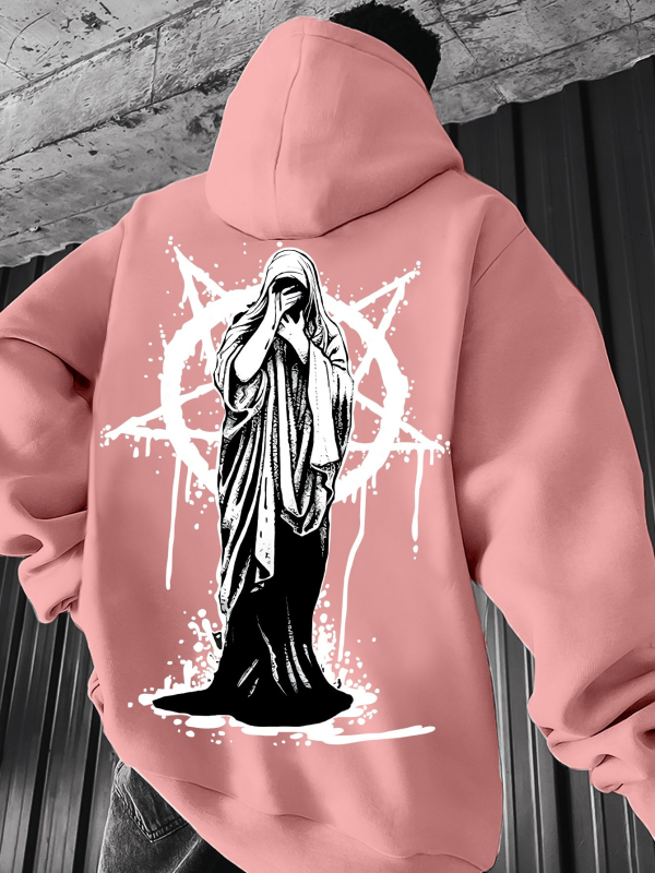 [Cod european transfrontalier] Hanorac casual pentru bărbați cu model geometric - Amestec de poliester elastic, lavabil la mașină,