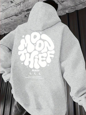 [Veľkoobchodný predaj] Pánska ležérna mikina s kapucňou, vzor hviezdnej oblohy - polyesterové vlákno,