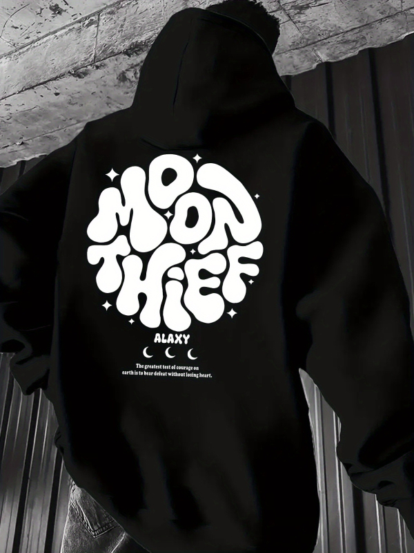 [Veľkoobchodný predaj] Pánska ležérna mikina s kapucňou, vzor hviezdnej oblohy - polyesterové vlákno,