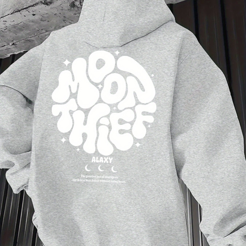 [Veľkoobchodný predaj] Pánska ležérna mikina s kapucňou, vzor hviezdnej oblohy - polyesterové vlákno,