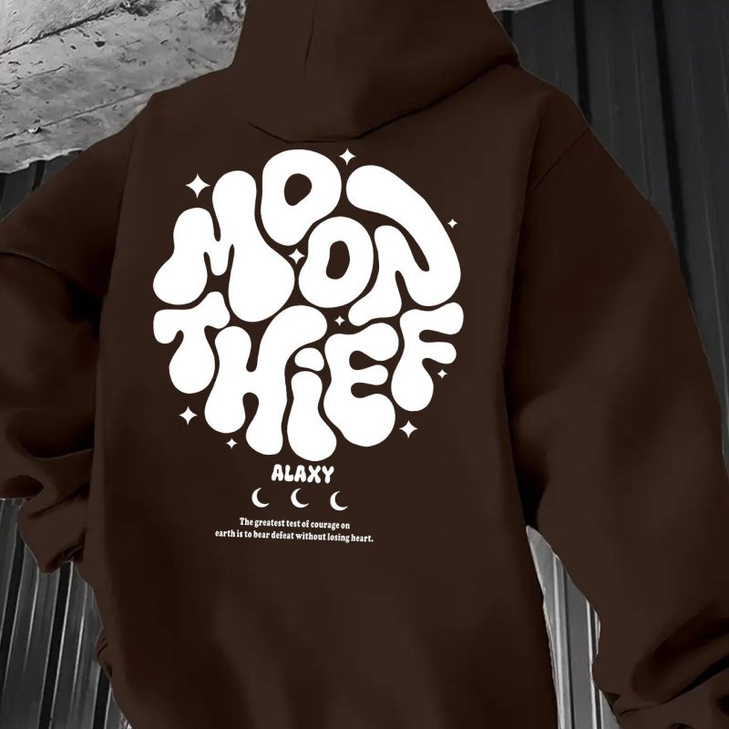 [Veľkoobchodný predaj] Pánska ležérna mikina s kapucňou, vzor hviezdnej oblohy - polyesterové vlákno,