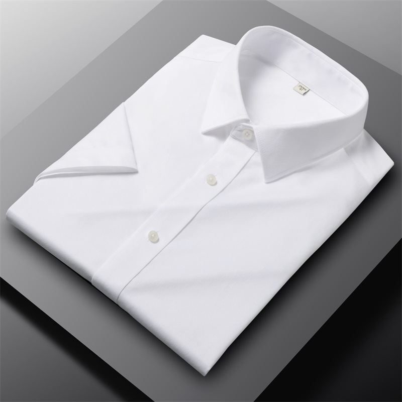 Férfi DP pamut ruhadarab, vasalhatatlan egyedi ing, férfi hosszú ujjú, üzleti, professzionális tavaszi és őszi, ránctalanító fehér ing nagykereskedelemben