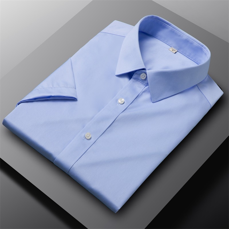 Férfi DP pamut ruhadarab, vasalhatatlan egyedi ing, férfi hosszú ujjú, üzleti, professzionális tavaszi és őszi, ránctalanító fehér ing nagykereskedelemben
