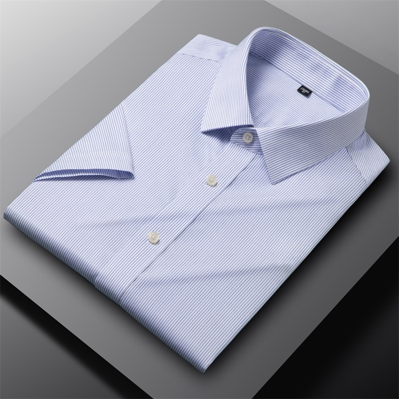 Férfi DP pamut ruhadarab, vasalhatatlan egyedi ing, férfi hosszú ujjú, üzleti, professzionális tavaszi és őszi, ránctalanító fehér ing nagykereskedelemben