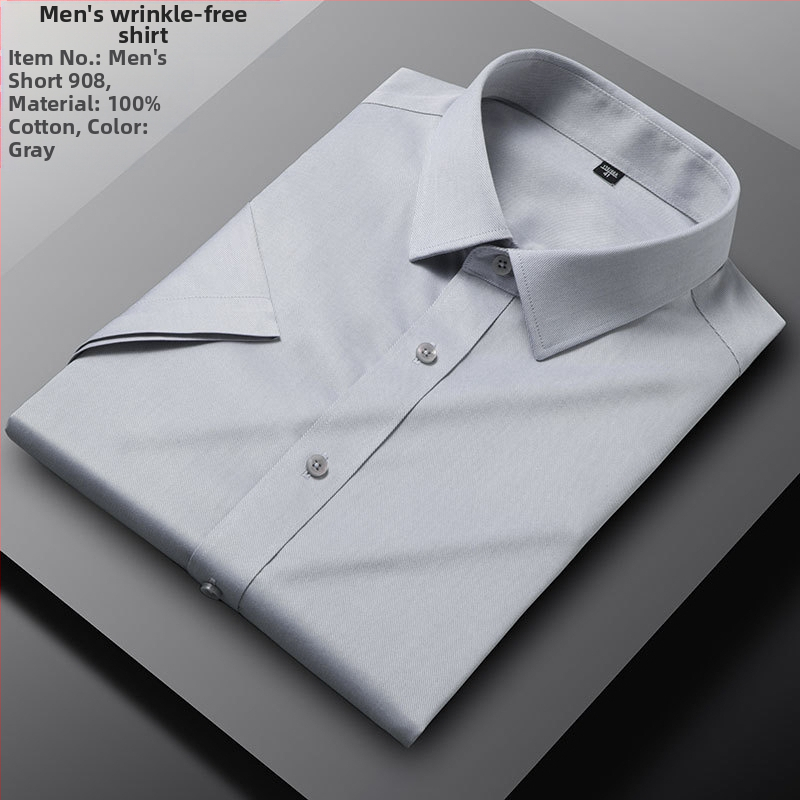 Férfi DP pamut ruhadarab, vasalhatatlan egyedi ing, férfi hosszú ujjú, üzleti, professzionális tavaszi és őszi, ránctalanító fehér ing nagykereskedelemben