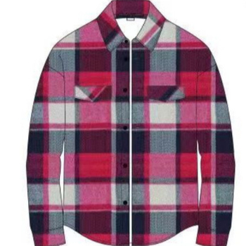 Φθινόπωρο και χειμώνας 2024 λεπτό ανδρικό φλις πουκάμισο Amazon TEMU SHEIN με καρό και μακριά μανίκια, για άνδρες