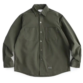 Ανδρικό μακρυμάνικο πουκάμισο, ιαπωνικό ρετρό πουκάμισο εργασίας σε κορεατικό στιλ, μοντέρνο πουκάμισο με φαρδιές τσέπες, νεανικό, ευέλικτο, casual μπουφάν