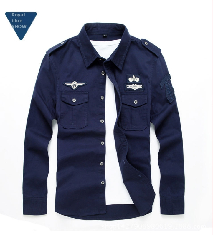 Amazon zahraničný obchod jar a jeseň bavlnené tričko s dlhým rukávom vojenské ležérne prané outdoorové pánske košele výrobcovia veľkoobchod