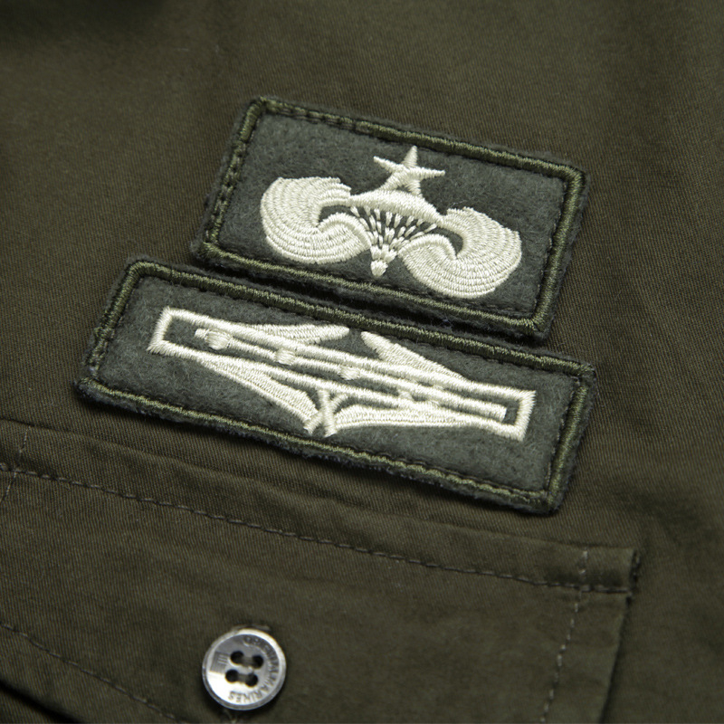 Amazon zahraničný obchod jar a jeseň bavlnené tričko s dlhým rukávom vojenské ležérne prané outdoorové pánske košele výrobcovia veľkoobchod