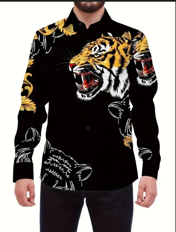 Špeciálna ponuka Drainage Cross-border Plus Size Pánske jednoduché tričko s potlačou na ramenách Business Slim Pánske tričko s dlhým rukávom Fashion Yama