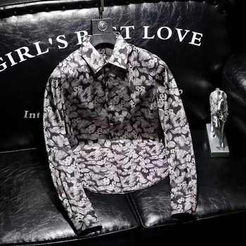 Άνοιξη και Καλοκαίρι 2024 Νέα Εισαγωγή σε Ανοιχτό, Πολυτελές, Υψηλής Ποιότητας Ανδρικό Πουκάμισο με Διακριτικά Σχέδια, Μοντέρνο, Κομψό, Ριχτό, Όμορφο Μπλούζα για Ψώνια