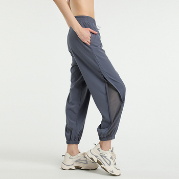 Αθλητικά παντελόνια casual με nude αίσθηση για γυναίκες, γρήγορο στέγνωμα, χαλαρά παντελόνια γιόγκα τρεξίματος, παντελόνια προπόνησης χορού, ψηλόμεσα