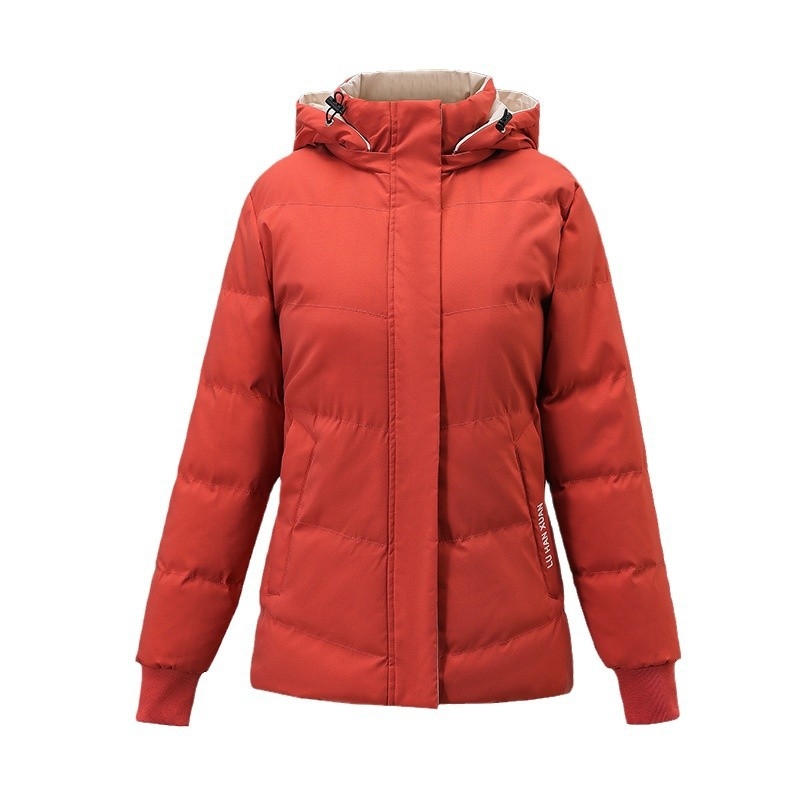 Moteriška pūkinė medvilninė striukė, žiemos drabužiai 2025 m. Nauja stilinga medvilnine striukė, vidutinio amžiaus moteriški drabužiai, vilnos pamušalu medvilninis paltas, šilta trumpa striukė