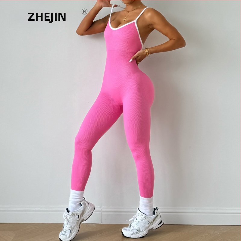 Бързосъхнещ, прилепнал фитнес костюм за йога от една част