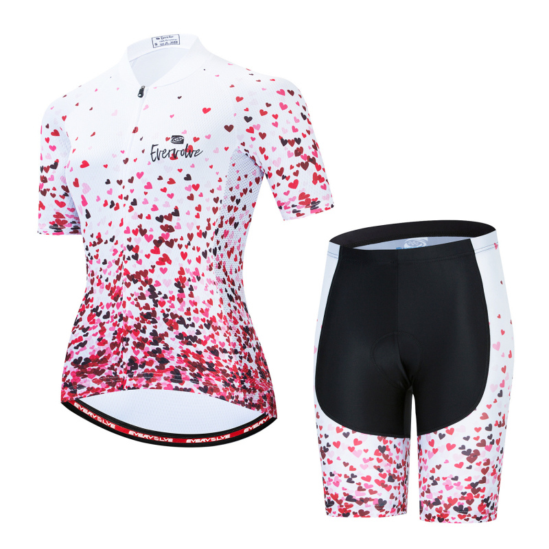 EVERVOLVE vadonatúj nyári női kerékpáros öltöny, kültéri kerékpáros öltöny, lélegző, gyorsan száradó rövidnadrág