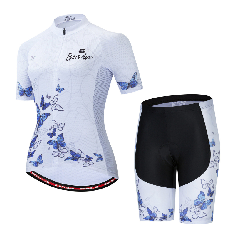 EVERVOLVE vadonatúj nyári női kerékpáros öltöny, kültéri kerékpáros öltöny, lélegző, gyorsan száradó rövidnadrág