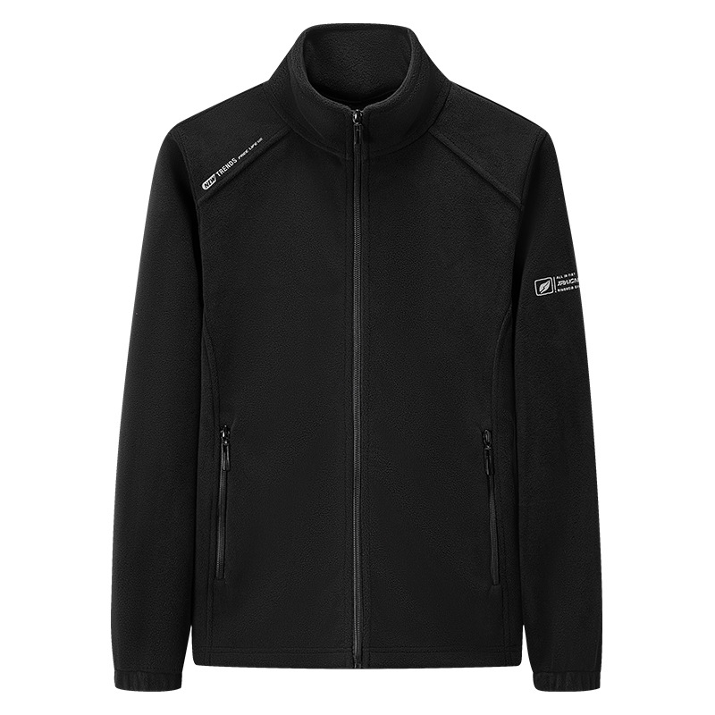 2023. aasta uued sügis- ja talvised õues kasutatavad fliisriided, naiste paksendatud soe püstkraega fliisjakk, meeste kardigan-kampsun