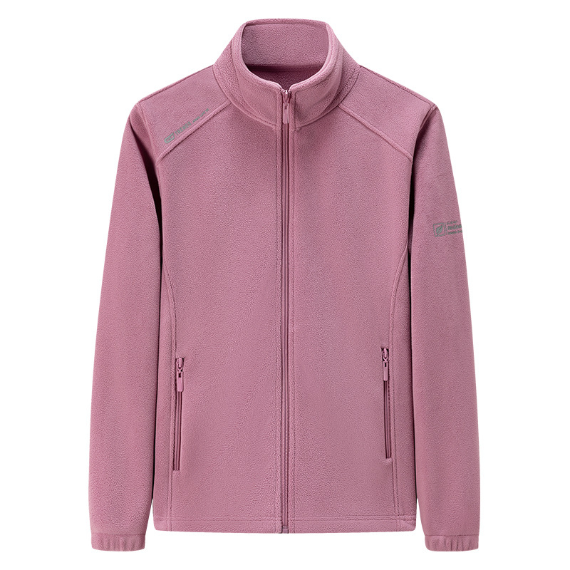 2023. aasta uued sügis- ja talvised õues kasutatavad fliisriided, naiste paksendatud soe püstkraega fliisjakk, meeste kardigan-kampsun